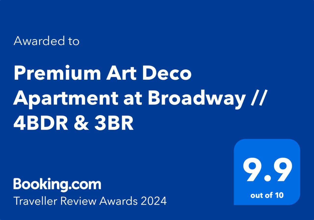 Premium Art Deco Apartment At Broadway // 4Bdr & 3Br Budapeszt Zewnętrze zdjęcie